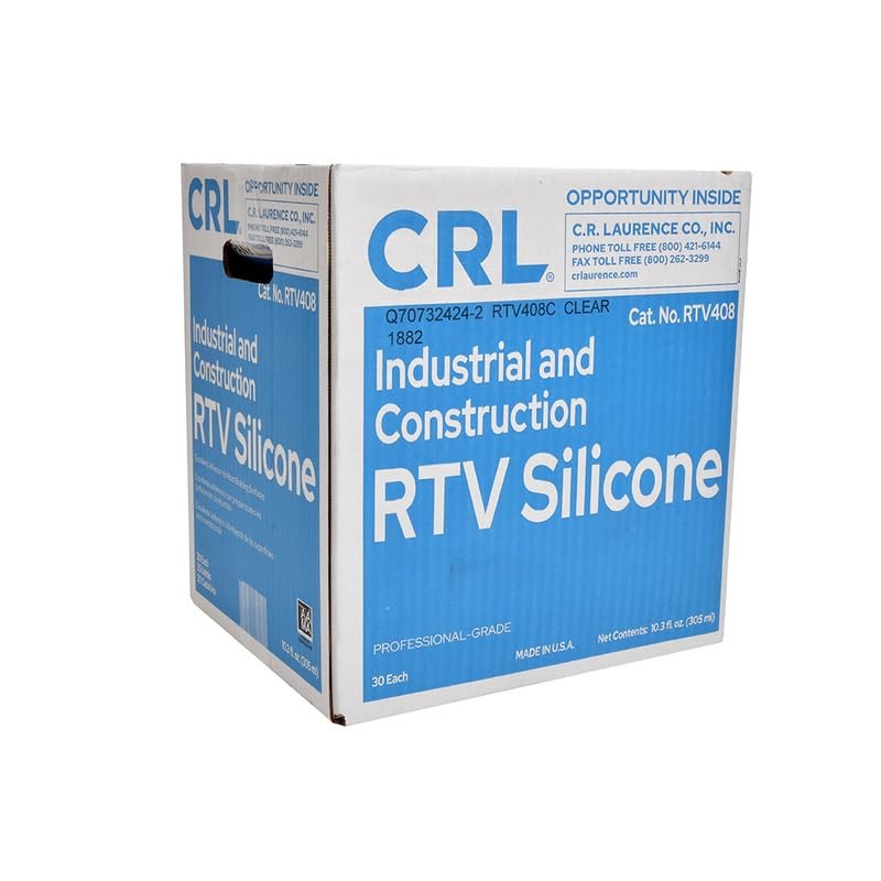 CRL Black RTV408 Industrial and Construction Silicone