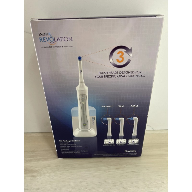 Dentist RX Revolation Revolving 360° Power Toothbrush and UV Sanitizer