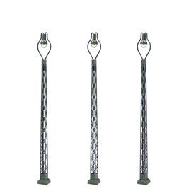 Evemodel TT LQS45-3-EU Grid Mast Light for Garden / Yard / Street Set of 3