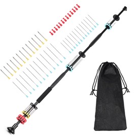 uolent 24" Portable Air Blow Gun Kit - .40 Caliber Blowgun with Dart Set, Blow Dart Guns for Adults, Outdoor Target Practice Tool - Includes Carry Bag Fits in Backpack - Blowguns for Hunting Practice