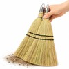 SINZHU 12" Hand Held Whisk Broom 2 Pack, Natural Handmade