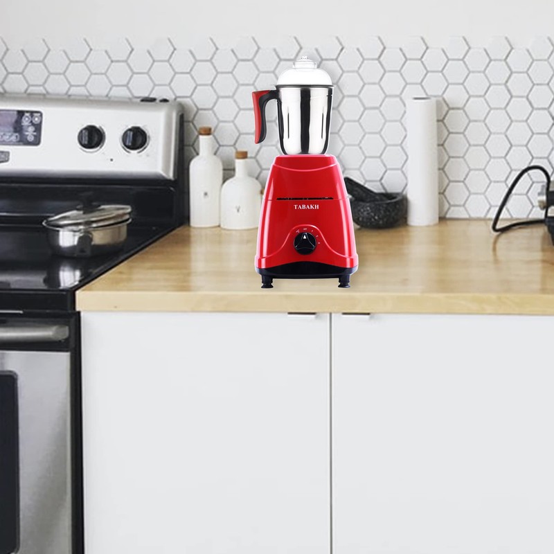 TABAKH Indian Mixer Grinder | 3 Stainless Steel Jars |