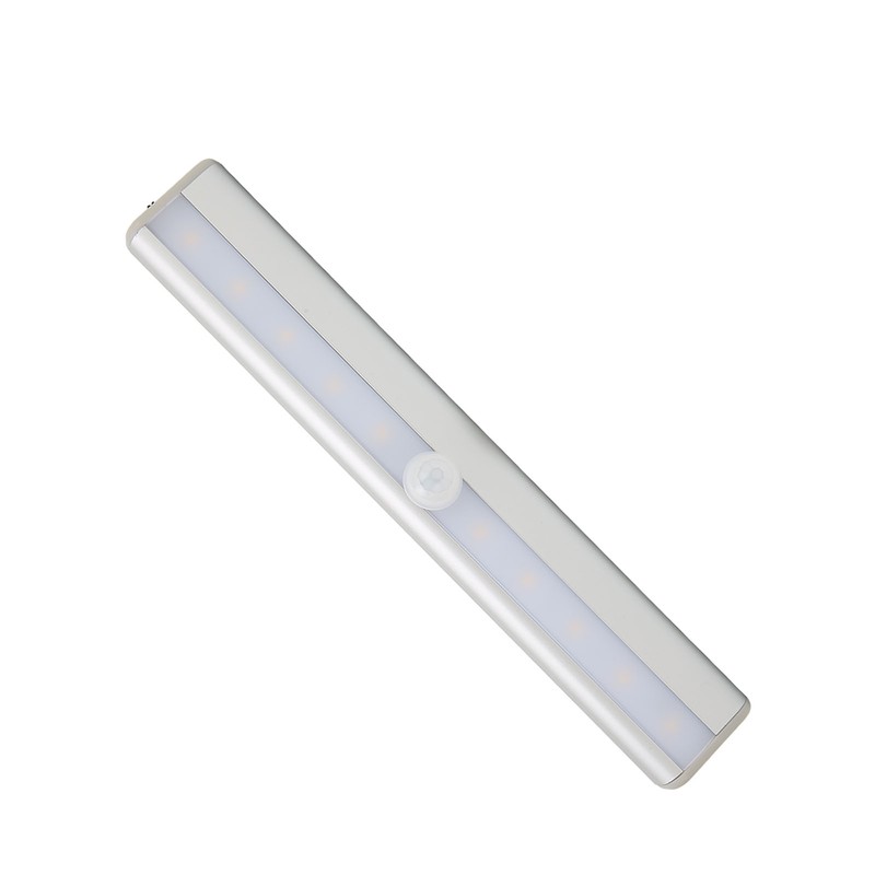 Motion Sensor Light Warm Light 10 LEDs Rechargeable Induction Night