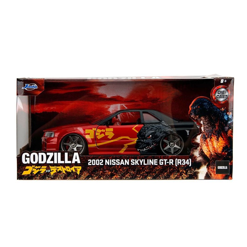 Jada Godzilla Nissan GTR 1:24