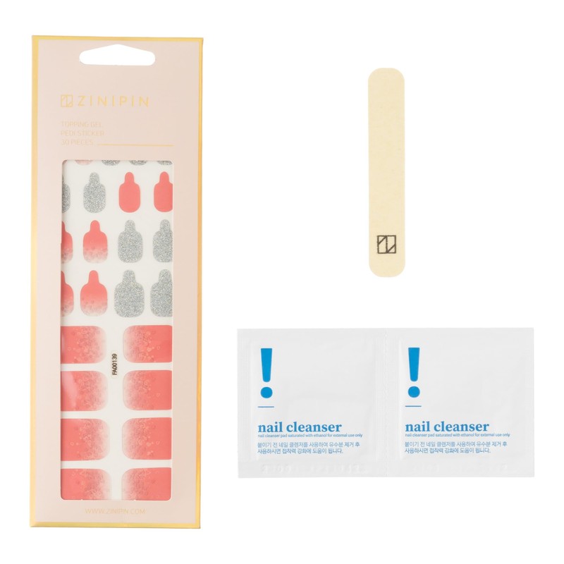 ZINIPIN FA00139 Foot Nail Seal Twinkle Love