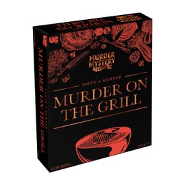 Murder Mystery Party Games - A Murder on the Grill, Host Your Own Cookout Murder Mystery Dinner for 8 Adult Players, Solve the Case with Crime Scene Clues, 18 Years and Up