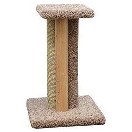 New Cat Condos Premier Triple Cat Scratcher, Beige