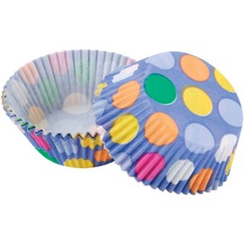 Wilton 50 Pieces Dazzling Dots Standard Baking Cup, Multicolour