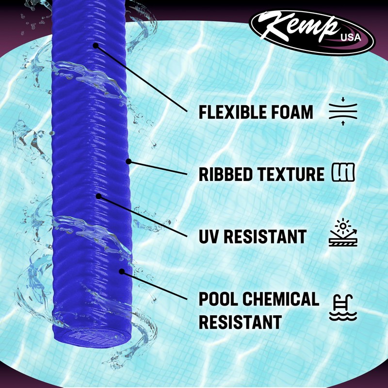 Kemp USA Pool Noodles - Adult & Kids 3.5' UV-Resistant