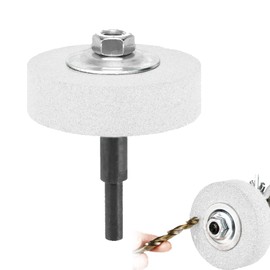 BEROZA Grinding Wheel Adapter and Grinding Stone for Drill, Metal Grinding Head, Convert Electric Drill to Grinder, 75 mm Outer Diameter 10 mm Inner Diameter, White
