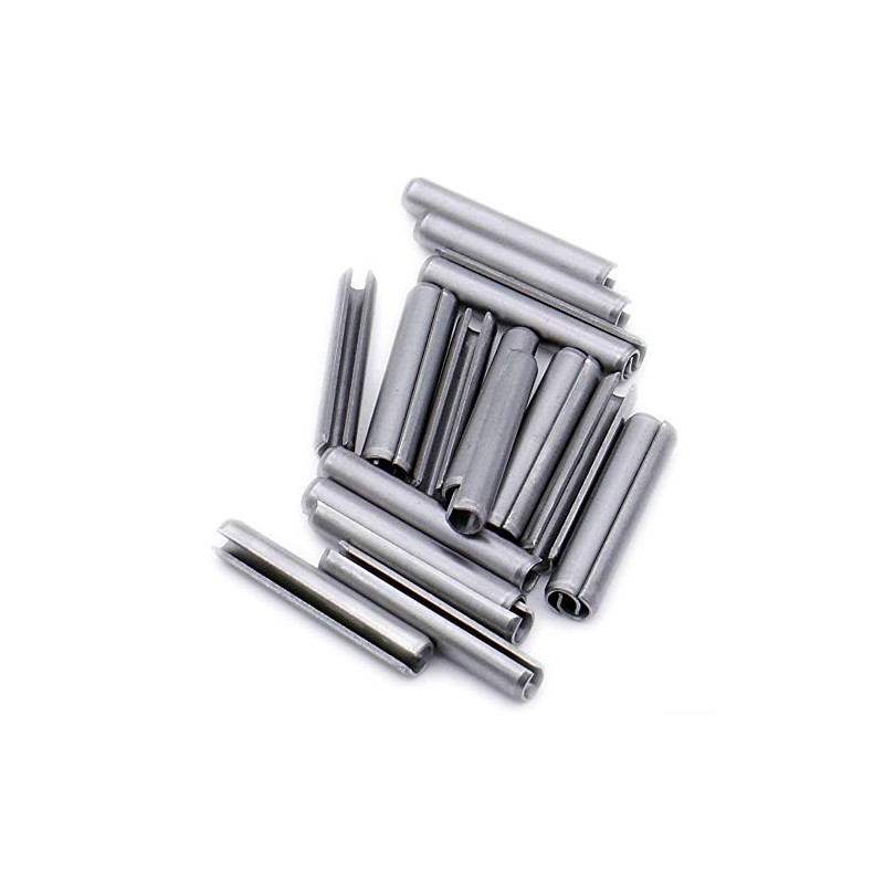 D4 (4mm x 24mm) Slotted Spring Pin (Heavy) - Stainless