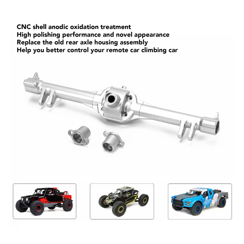 RC Rear Axle Housing Assembly Aluminum Alloy Axle Housing Set