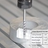 SpeTool 1/4 Shank Carbide End Mill For Aluminum Cut (3