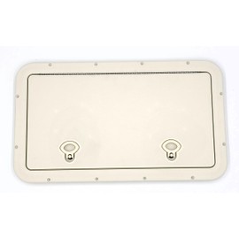 DPI Marine 13" x 23" Flush Series Access Hatch in Marine White (Off White) - DPF1323MW (Made in USA)