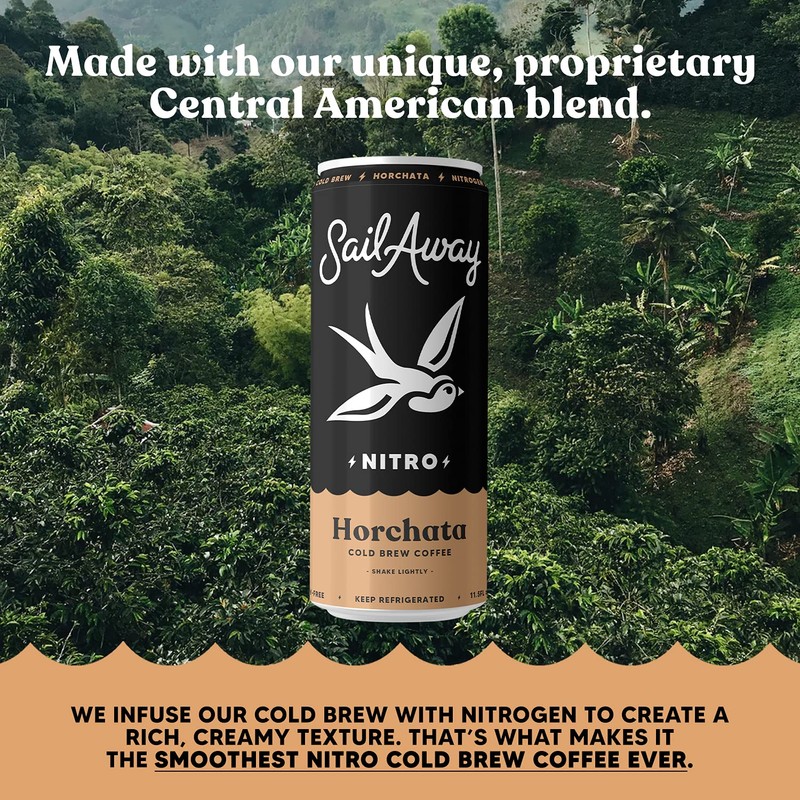 Sail Away Coffee Cold Bew Coffee Cans Vanilla Cinnamon -