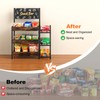 Nuovoware 3 Tier Candy Display Rack, Snack Organizer for Countertop