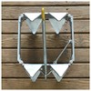Gen3 Marine Galvanized 25 lb Folding Square Anchor with Storage