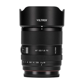 VILTROX APO 55mm F1.8 FE Obiettivo, AF 55mm f/1.8 EVO per Sony E, Obiettivo Full Frame con Autofocus per Sony A7CII A7CR ZVE1 A7RⅤ FX2 a7RⅣ a7Ⅳ a7RⅢ A6700 FX30 ZV-E10 a6600