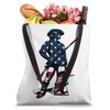 Minute Man Statue - American Flag Silhouette Tote Bag