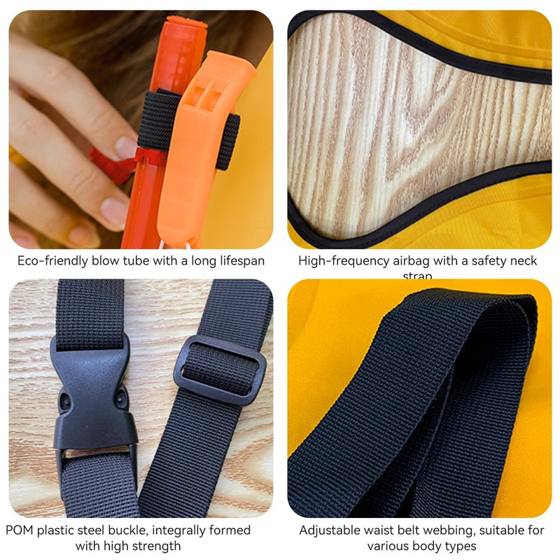 Manual car Life Jacket, Compact and Lightweight, Low Profile, Easy