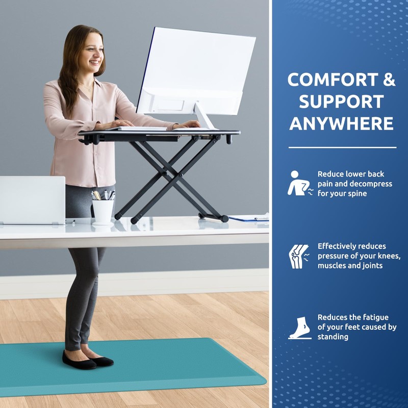 KitchenClouds KitchenClouds Kitchen Mat Cushioned Anti Fatigue Rug 24"x70" Waterproof,