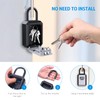 OQIMAX Key Lock Box Outside,Key Safe Lock Box for Outdoor