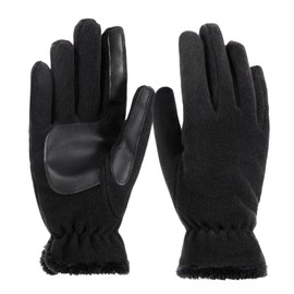 Womens Fleece Gloves for Cold Weather Plush Lining Touch Screen Gloves Thermal Gloves