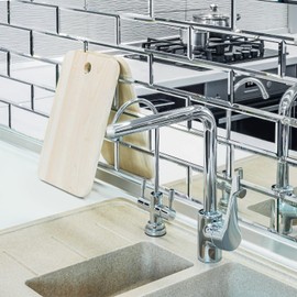 Mirror Backsplash Tiles 3x6 Inch Glass Beveled Mirrored Subway Tiles for Kitchen Bathroom Wall (10 Pcs, 2 Sq.Ft)