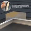 4 Pcs Gutter Valley Splash Guards,Rain Gutter Valley Roofing Gutter