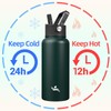 Konokyo 32 oz Insulated Water Bottle Stainless Steel Sport Bottles
