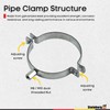 Steinberg14 - Ducting Clamp 100mm / 4'' - Galvanized Steel