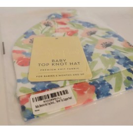 COPPER PEARL BABY TOP KNOT HAT WREN FOR BABIES 5 MONTHS & UP