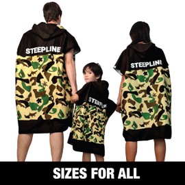 Steepline Kids Towel Robe - Hooded Beach Towel for Ages 5-12, Ideal for 2'11”-4'12” Tall - Comfortable Swim Robe for Boys and Girls