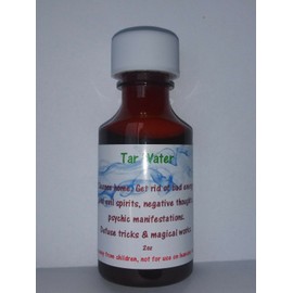 2 oz Blessed Holy Tar Water Remove Negative Energy Protect Cleansing Old Conjure