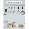Joyhill Stainless Steel Measuring Cups and Spoons Set of 10