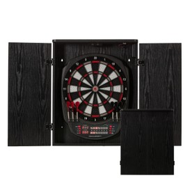 Accudart NOVA Electronic Dartboard - 35 Game Modes - 580 Game Variations - Advanced Features - Top Mount LED Lighting for No Shadow Play - LED Scoring Display - Dual Power - Includes Soft Tip Darts