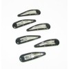 Card of 6 Black Bendy Clips