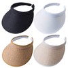 MULIMU 4-Pack Women Wide Brim Sun Visor UV Protection UPF50+