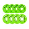 Labeda Roller Hockey Wheels Gripper Crossover X-Soft 74A Green 76mm