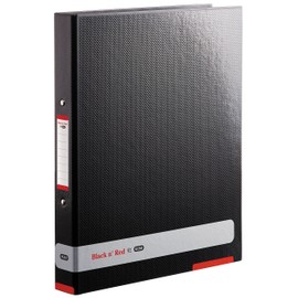 Elba Black n' Red A4 Ring Binder