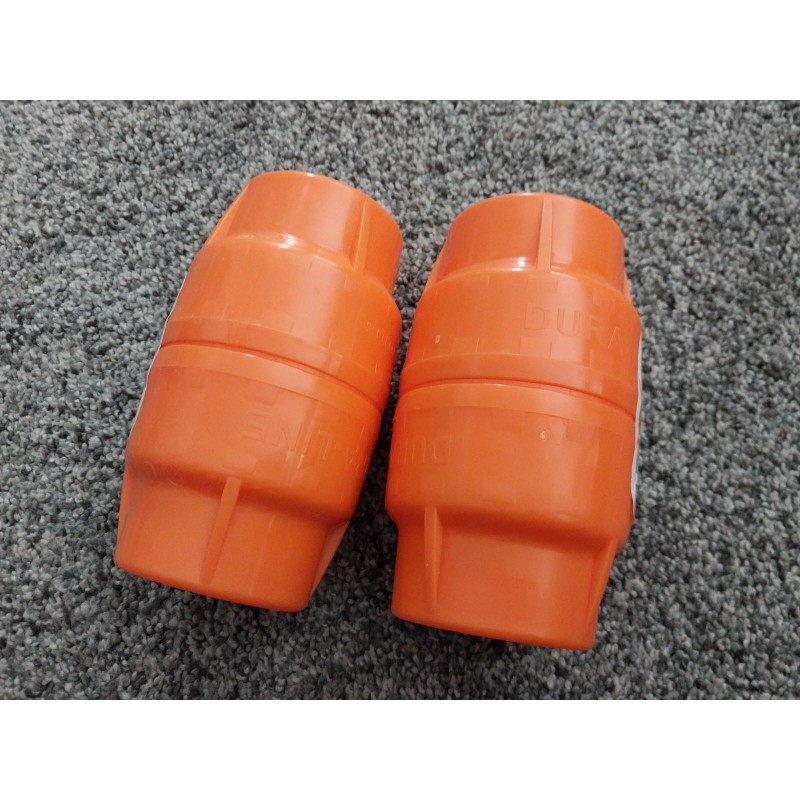 Dura-Line 1-1/4" Dura-Line 20001845 Orange Push Lock Conduit Coupler