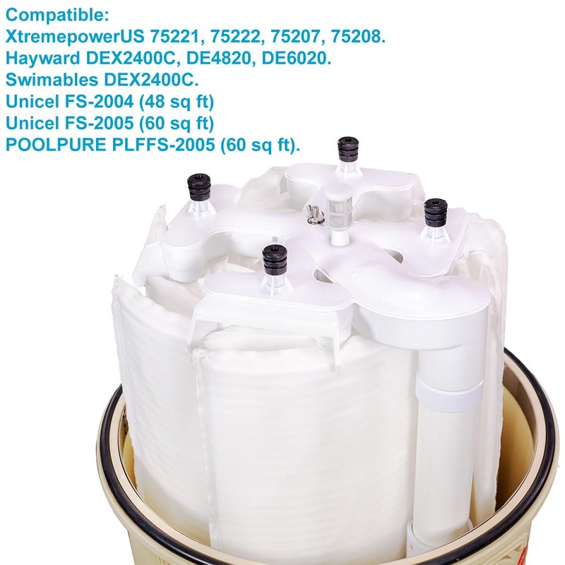 XtremepowerUS DE Filter Top Collector Manifold Assembly Air Relief Replacement