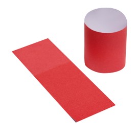 Germiwipe Napkin Bands,Paper Napkin Rings Self Adhesive,Silverware Wraps Bands,Pack of 2,500 (Red)