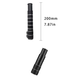 LNGJIN Verstellbar Fahrrad Vorbau Adapter 200MM,Fahrrad Lenker Erhöhen Aluminium,Fahrrad Gabelschaft Extender,Mountainbike Ahead Vorbau Adapter,Lenkererhöhung Fahrrad,für Mountainbikes und Rennräder