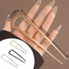Huotflame U-Förmige Haarnadeln 3 Stück Set – Metall Hair Pins
