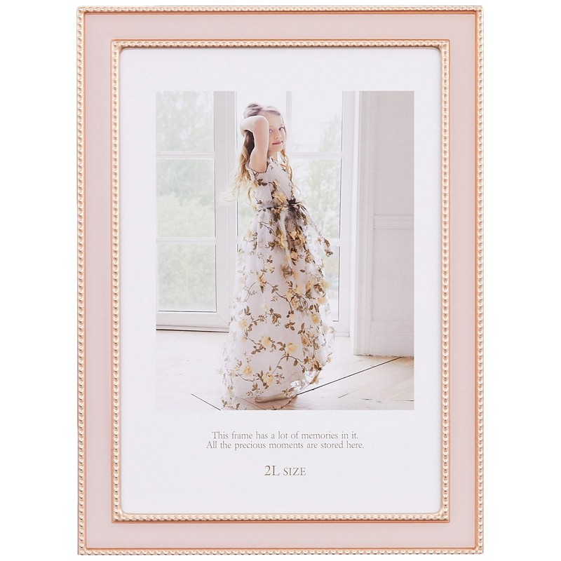 FUJICOLOR 506390 Pastel Color Frame, 3202K, 2L Size, Pink