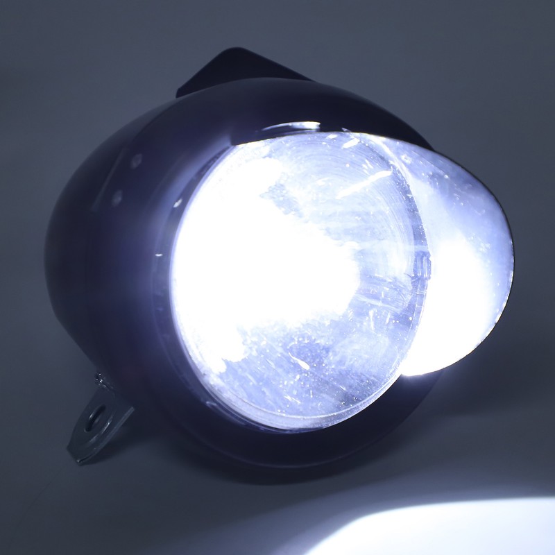 Vintage Bicycle Headlight Retro Bike LED Light Night Riding Safety