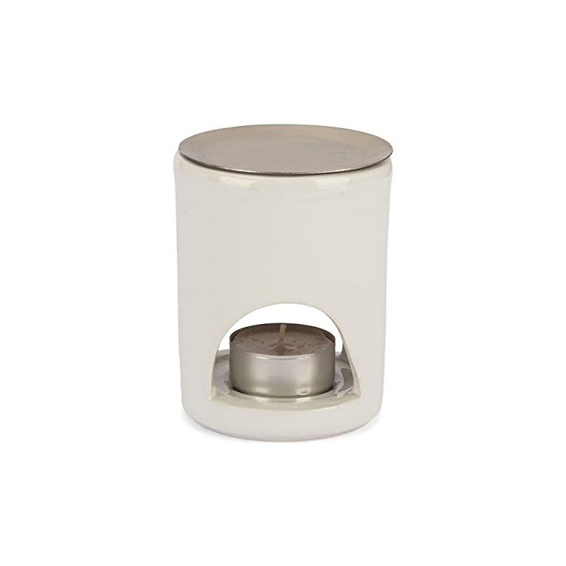 NKlaus Incense Burner Stainless Steel Sheet White for Frankincense Herbs