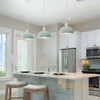 iDEGU Retro Pendant Light Modern Half Style Ceiling Light E27