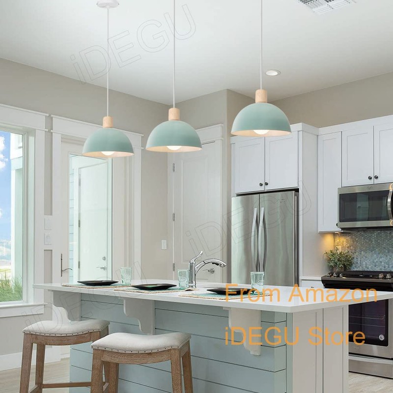 iDEGU Retro Pendant Light Modern Half Style Ceiling Light E27